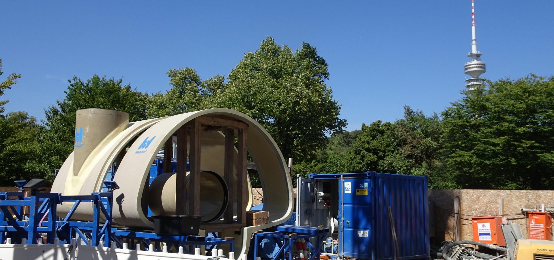 Kanalsanierung Hauptsammler Oberwiesenfeld in München